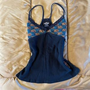 Harley Davidson black halter top